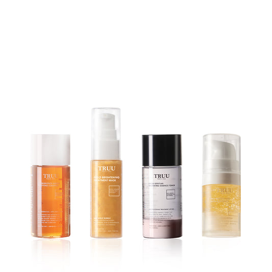 TRUU 76 Cleanser -30g + (Bubble Mask -30ml) Pick one + Whitening Essence Toner -30g + Repair Essence -10ml