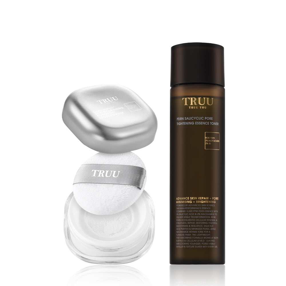 TRUU ExoRegenPro+™ Skin-Nourishing Overnight Loose Powder + 7 types of Toner (Pick One)