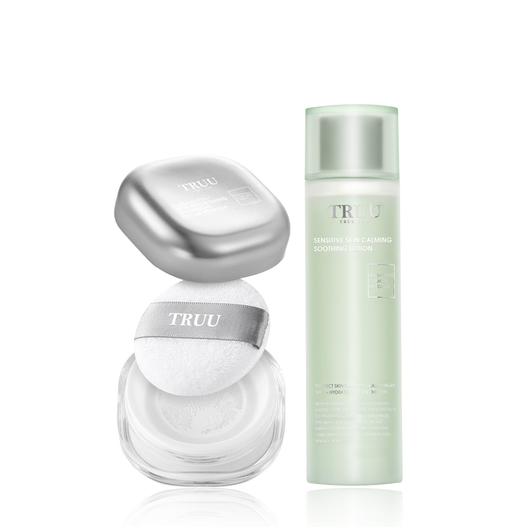 TRUU ExoRegenPro+™ Skin-Nourishing Overnight Loose Powder + 7 types of Toner (Pick One)