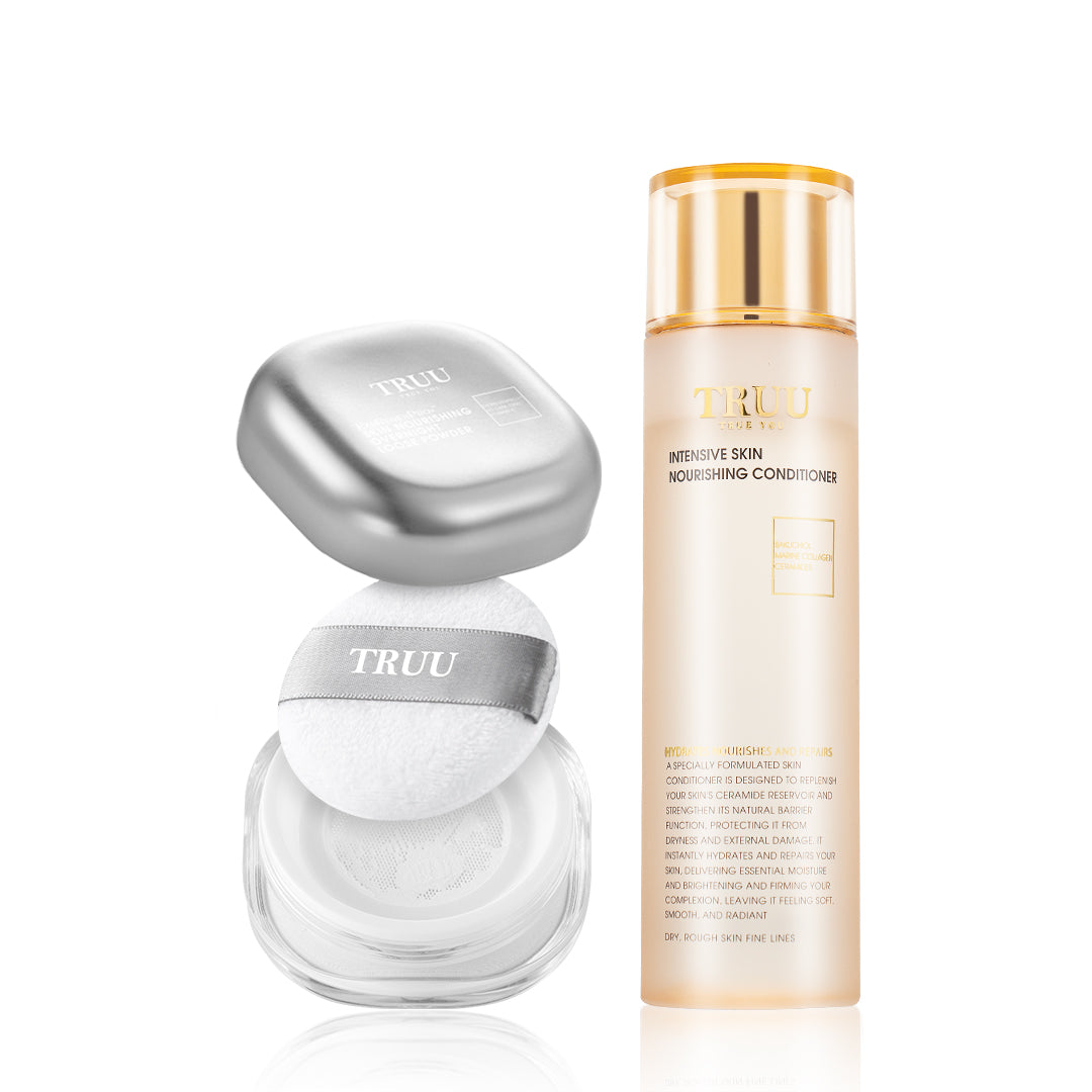 TRUU ExoRegenPro+™ Skin-Nourishing Overnight Loose Powder + 7 types of Toner (Pick One)
