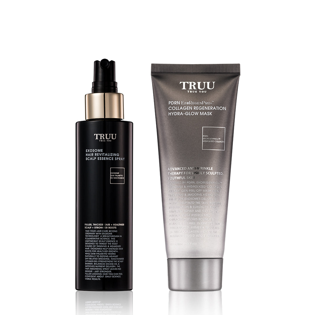 TRUU Exosome Hair Revitalizing Scalp Essence Spray Bundle Set