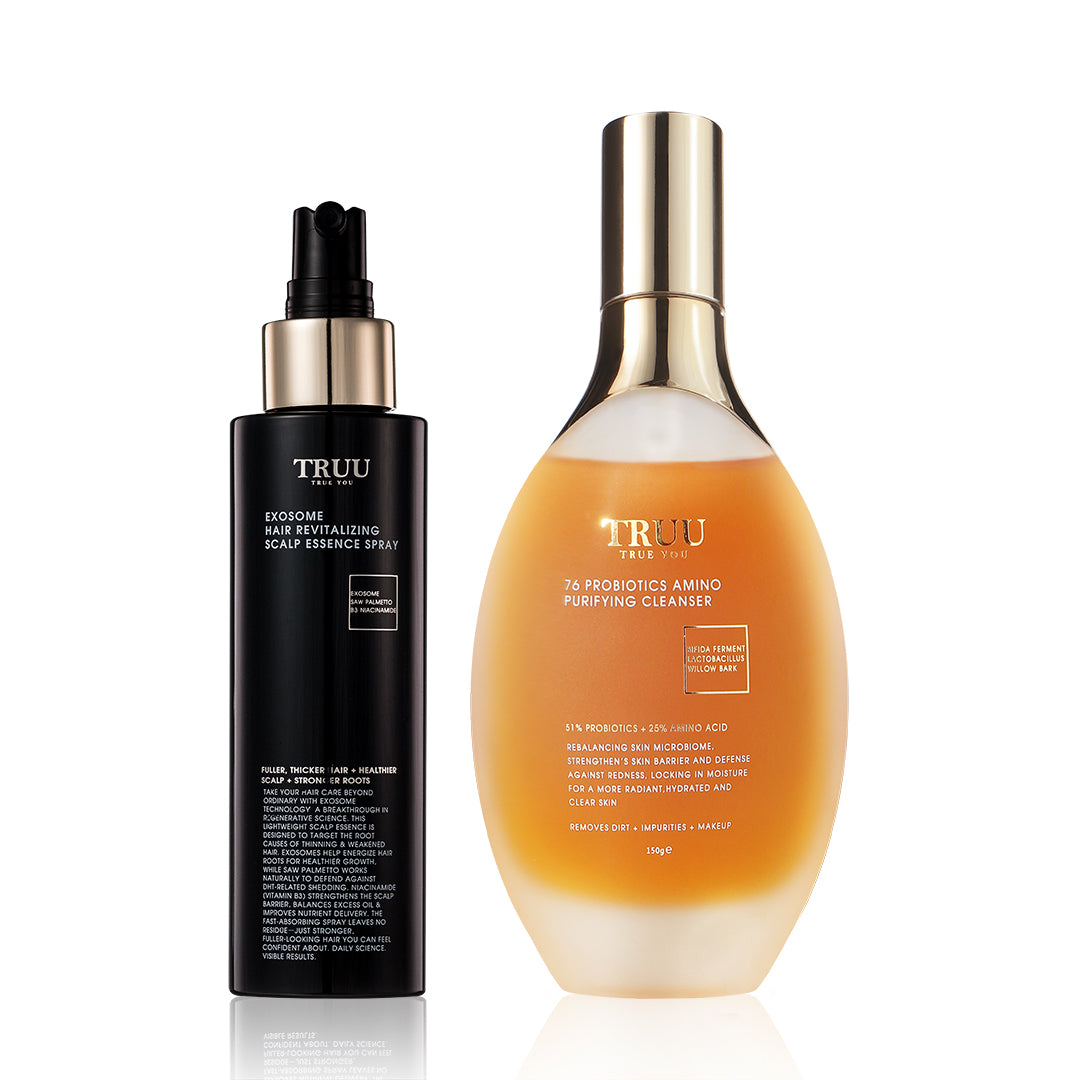 TRUU Exosome Hair Revitalizing Scalp Essence Spray Bundle Set