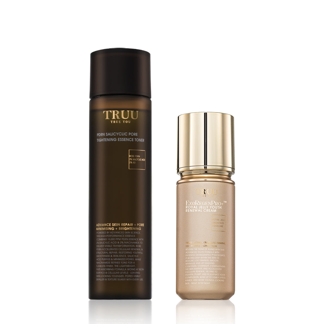 TRUU ExoRegenPro+™ Royal Jelly Youth Renewal Cream + 4 types of Toner (Pick One)