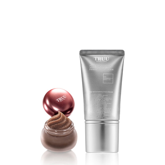 TRUU Cranberry Blush Lip Scrub + PDRN ExoRegenPro+™ Anti-Wrinkle Firming Neck Cream (PREORDER End July)
