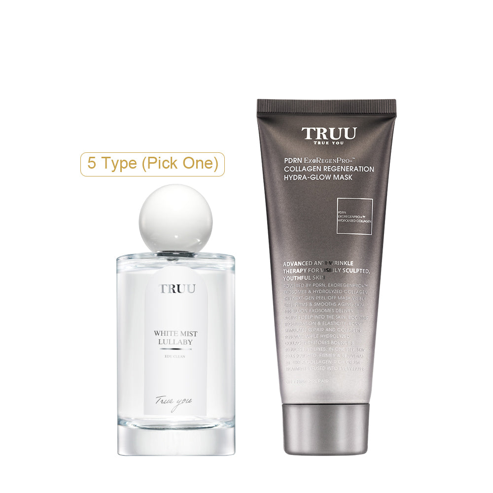 TRUU Serenity Realm (Pick One) + PDRN ExoRegenPro+ Collagen Regeneration Hydra-Glow Mask