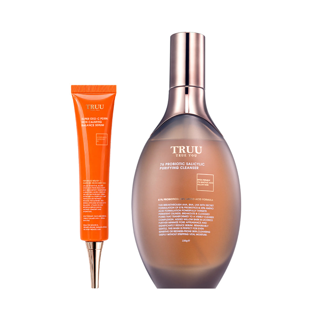 TRUU Super Exo-C PDRN Skin Calming Balance Serum Bundle Set (Preorder End Oct)