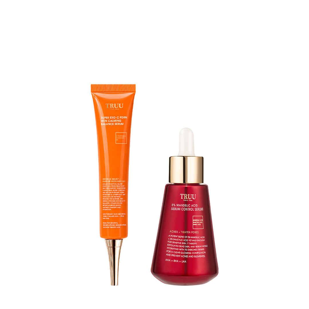 TRUU Super Exo-C PDRN Skin Calming Balance Serum Bundle Set (Preorder End Oct)