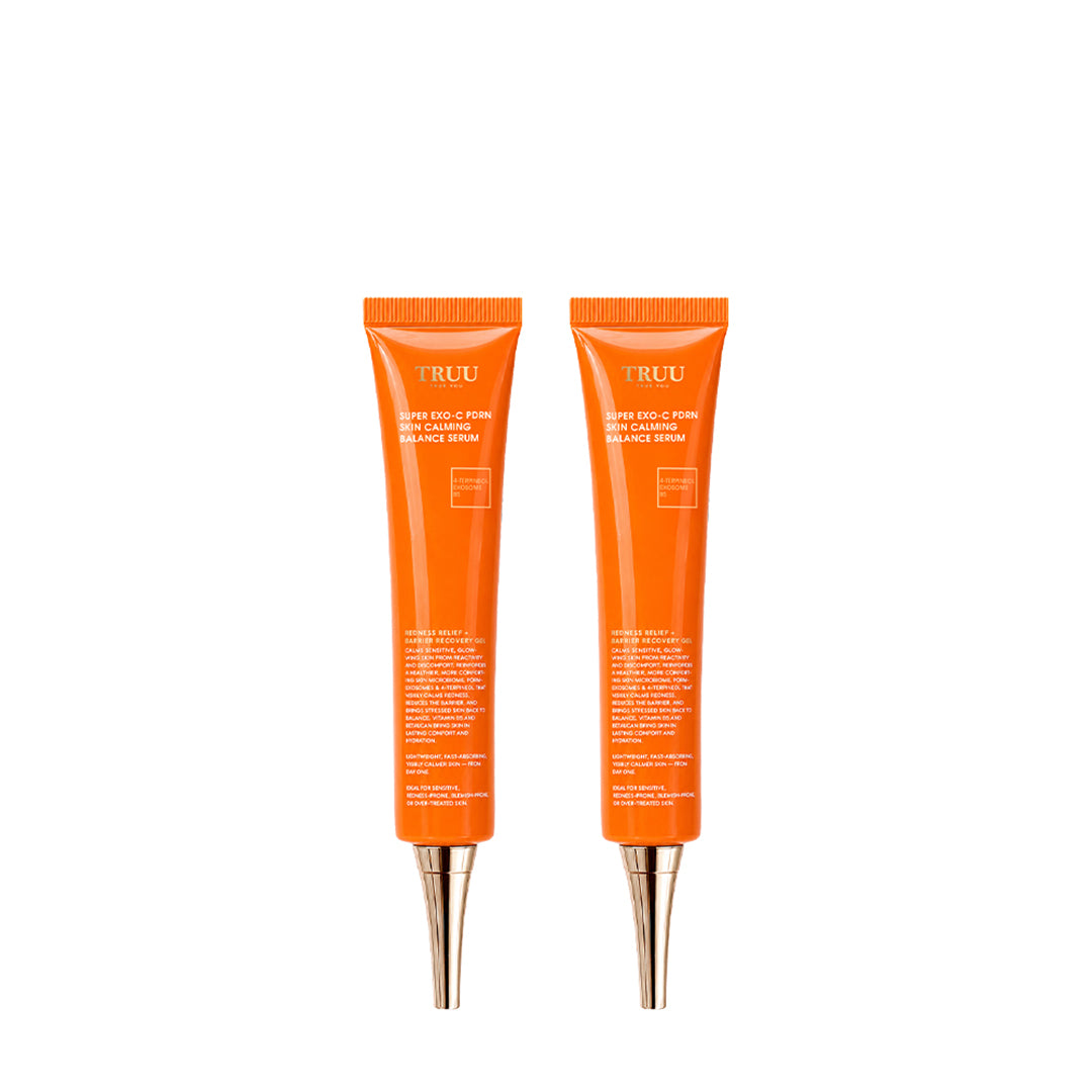 TRUU Super Exo-C PDRN Skin Calming Balance Serum Bundle Set (Preorder End Oct)