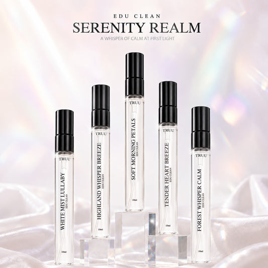TRUU Serenity Realm -10ml Travel Size (White Mist Lullaby / Highland Whisper Breeze / Soft Morning Petals / Tender Heart Breeze / Forest Whisper Calm) Pick One