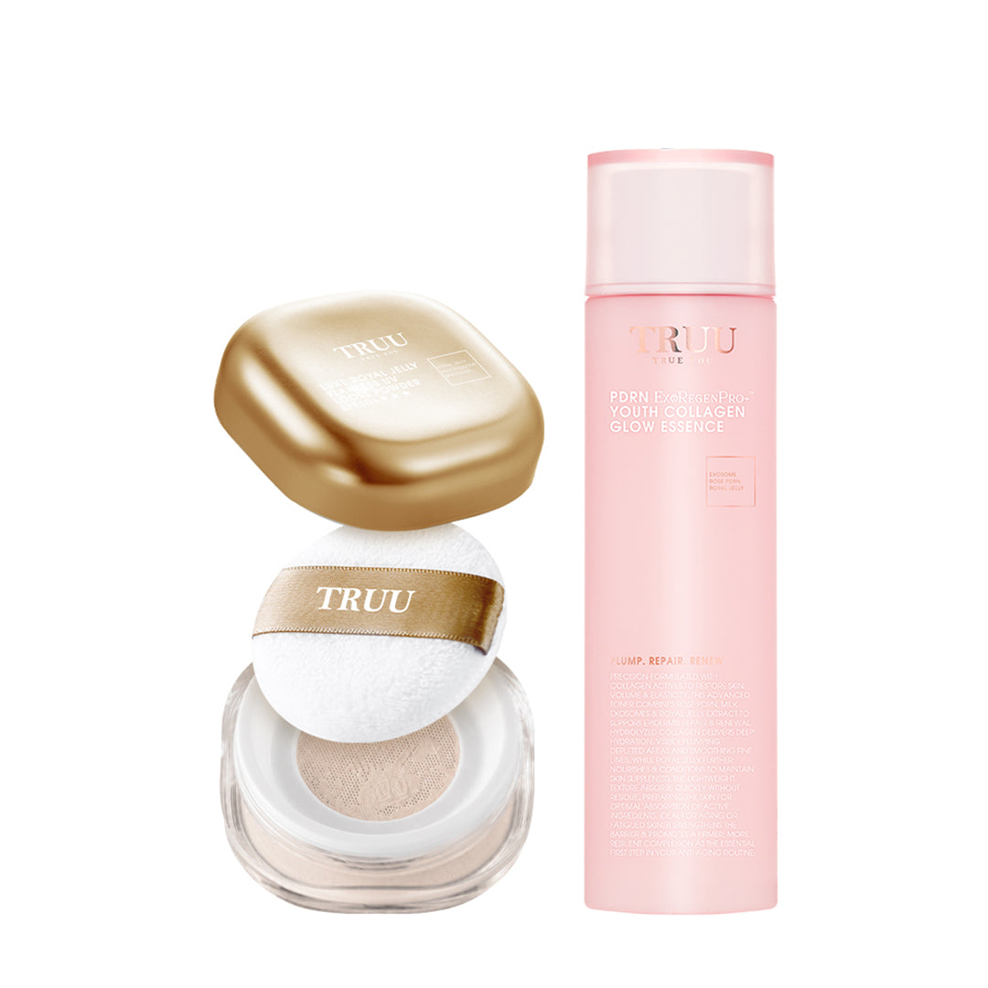 TRUU Luxe Royal Jelly Flawless UV Loose Powder SPF50+★★★ Bundle Set (Preorder End Oct)