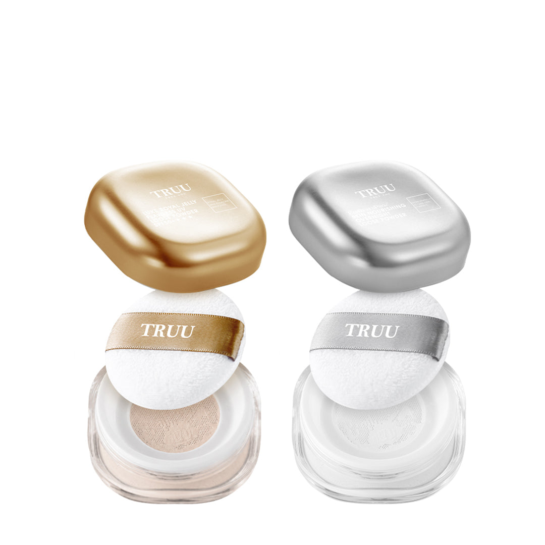 TRUU Luxe Royal Jelly Flawless UV Loose Powder SPF50+★★★ Bundle Set (Preorder End Oct)