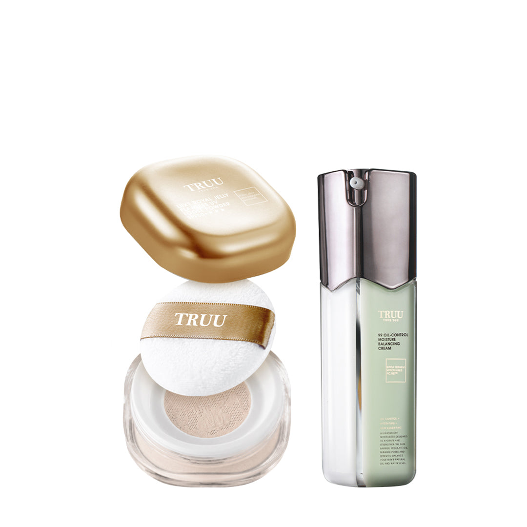 TRUU Luxe Royal Jelly Flawless UV Loose Powder SPF50+★★★ Bundle Set (Preorder End Oct)