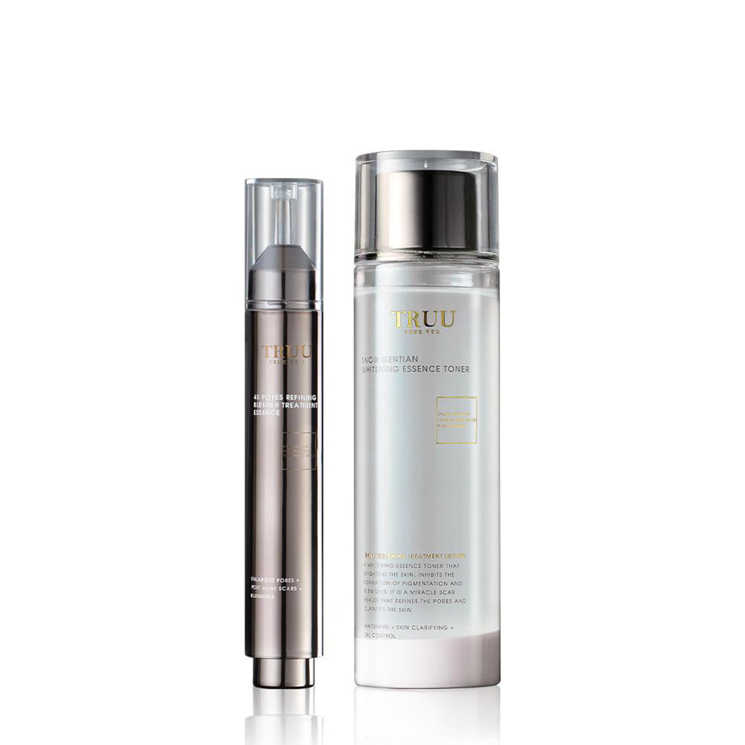 Set Bundle TRUU Snow Gentian Whitening Essence Toner