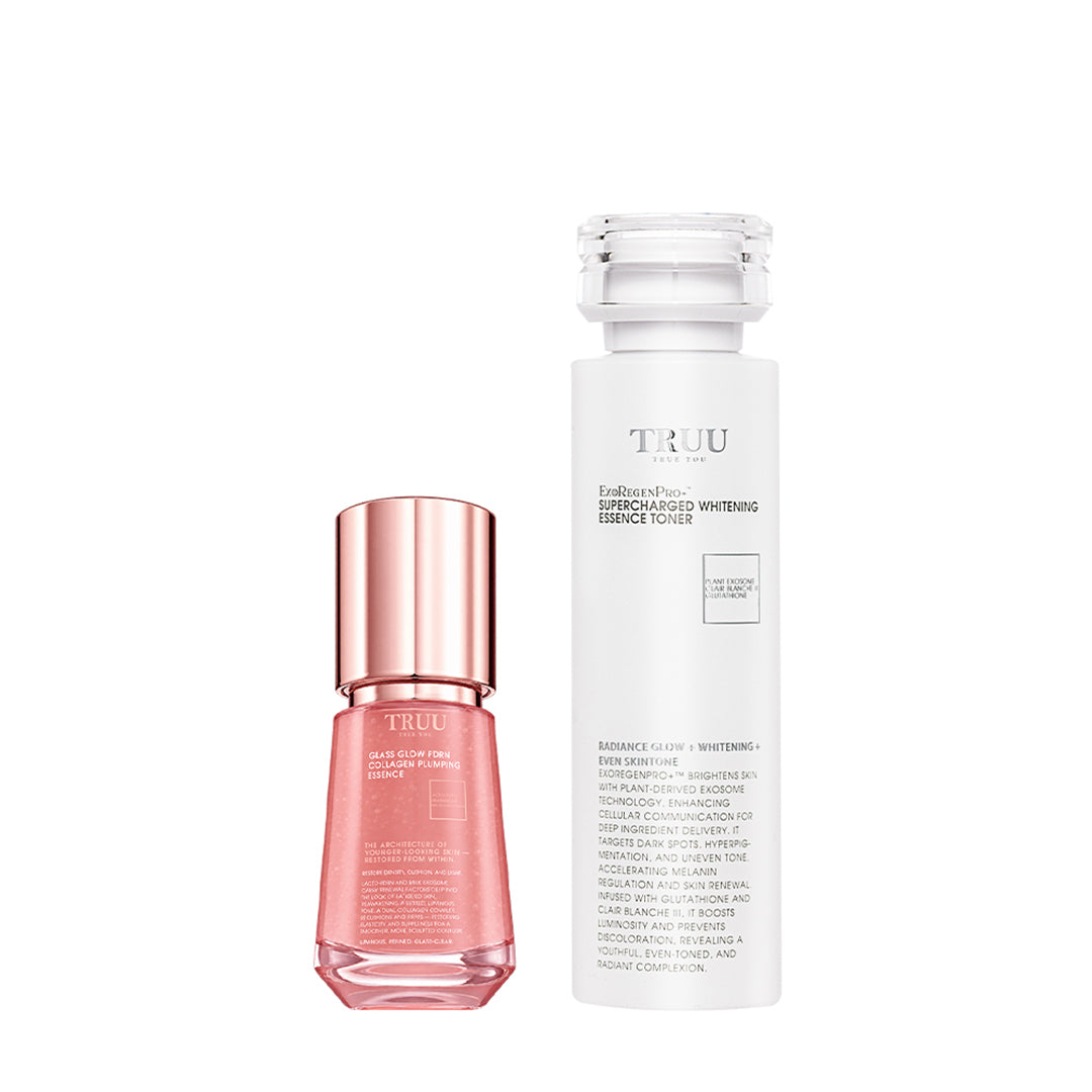 TRUU Glass Glow PDRN Collagen Plumping Essence Bundle Set (Preorder End Nov)