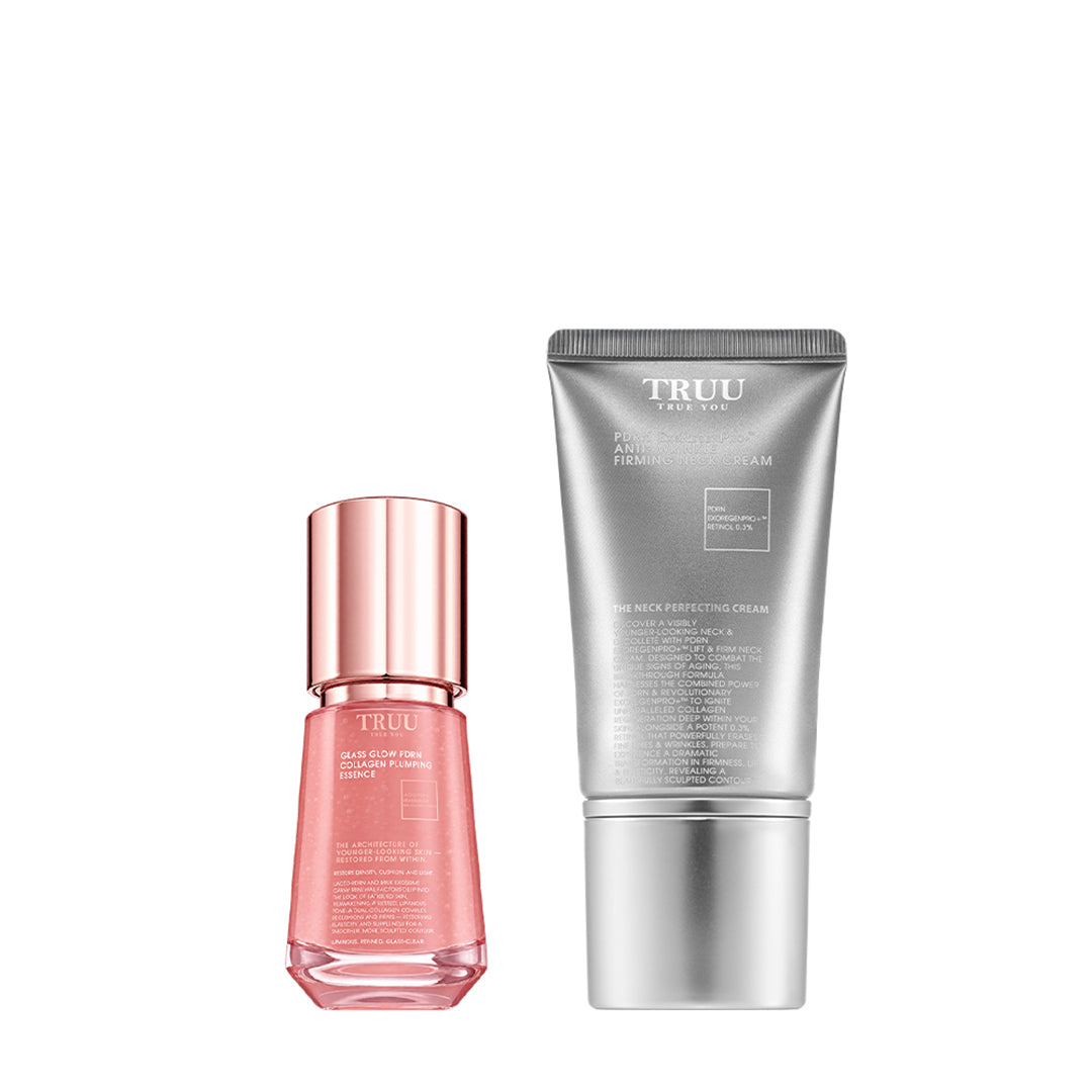 TRUU Glass Glow PDRN Collagen Plumping Essence Bundle Set (Preorder End Nov)