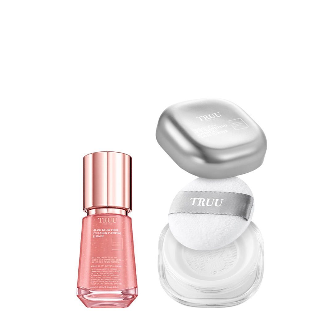 TRUU Glass Glow PDRN Collagen Plumping Essence Bundle Set (Preorder End Nov)