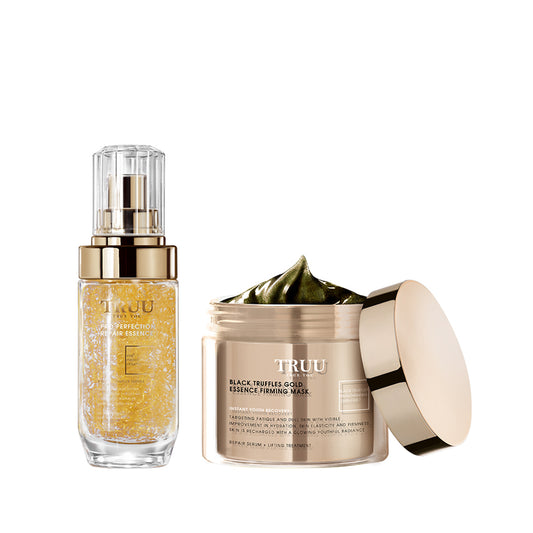 TRUU Black Truffles Gold Essence Masker Penganjal