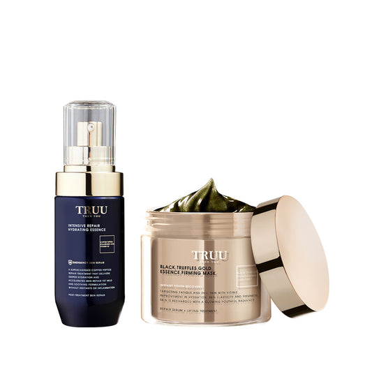 TRUU Black Truffles Gold Essence Masker Penganjal