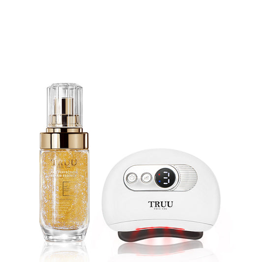 TRUU Thermal Inducer Wrinkle Reduction Therapy + ( Whitening Essence or Hydrating Essence / Repair Essence / Advanced Skin Repair Copper Peptide Serum) Pick one