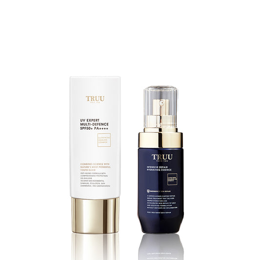 TRUU UV Expert Multi-Defence Aqua Fluid + Hydrating Repair Essence