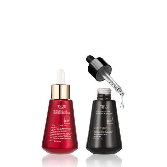 TRUU 5% Mandelic Acid Sebum Control Serum + 10% Acne-Defying Serum