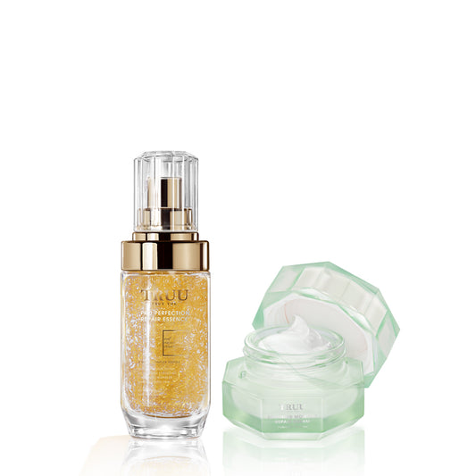 TRUU Soothing Moisture Repair Cream + (Whitening Essence / Repair Essence / Hydrating Essence / Copper Peptide Serum / Pore Essence / Whitening Ampoule) Pick One