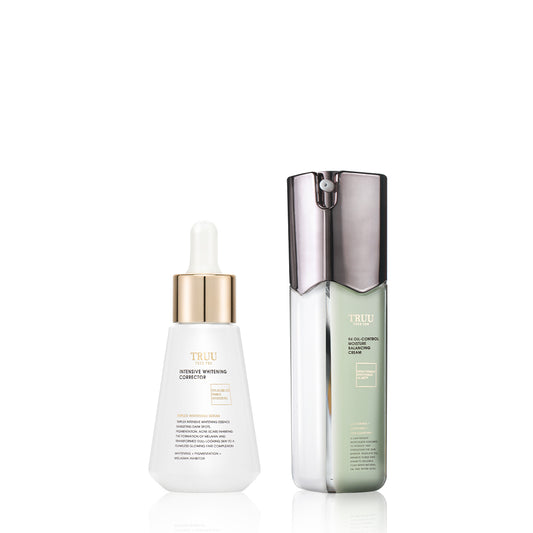 TRUU Intensive Whitening Dark Spot Corrector + 99 Balancing Cream