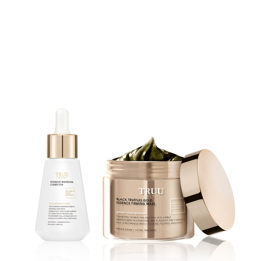 TRUU Black Truffles Gold Essence Masker Penganjal