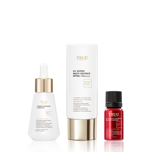 TRUU UV Expert Multi-Defence Aqua Fluid + Whitening Essence + Whitening Ampoule
