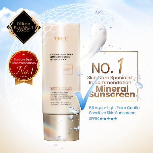 TRUU B5 Aqua-Light Extra Gentle Sensitive Skin Sunscreen SPF50★★★★★