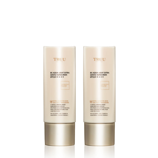 TRUU B5 Aqua-Light Extra Gentle Sensitive Skin Sunscreen SPF50★★★★★ x2