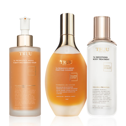 TRUU 76 Cleanser + Body Treatment (76 Body Treatment or 2% Salicylic Acid Body Treatment) + 76 Feminine Wash