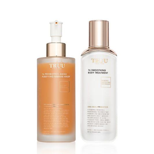 TRUU 76 Probiotics Amino Purifying Feminine Wash + Body Treatment (Pick One)